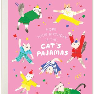 Cat's Pajamas Birthday Card