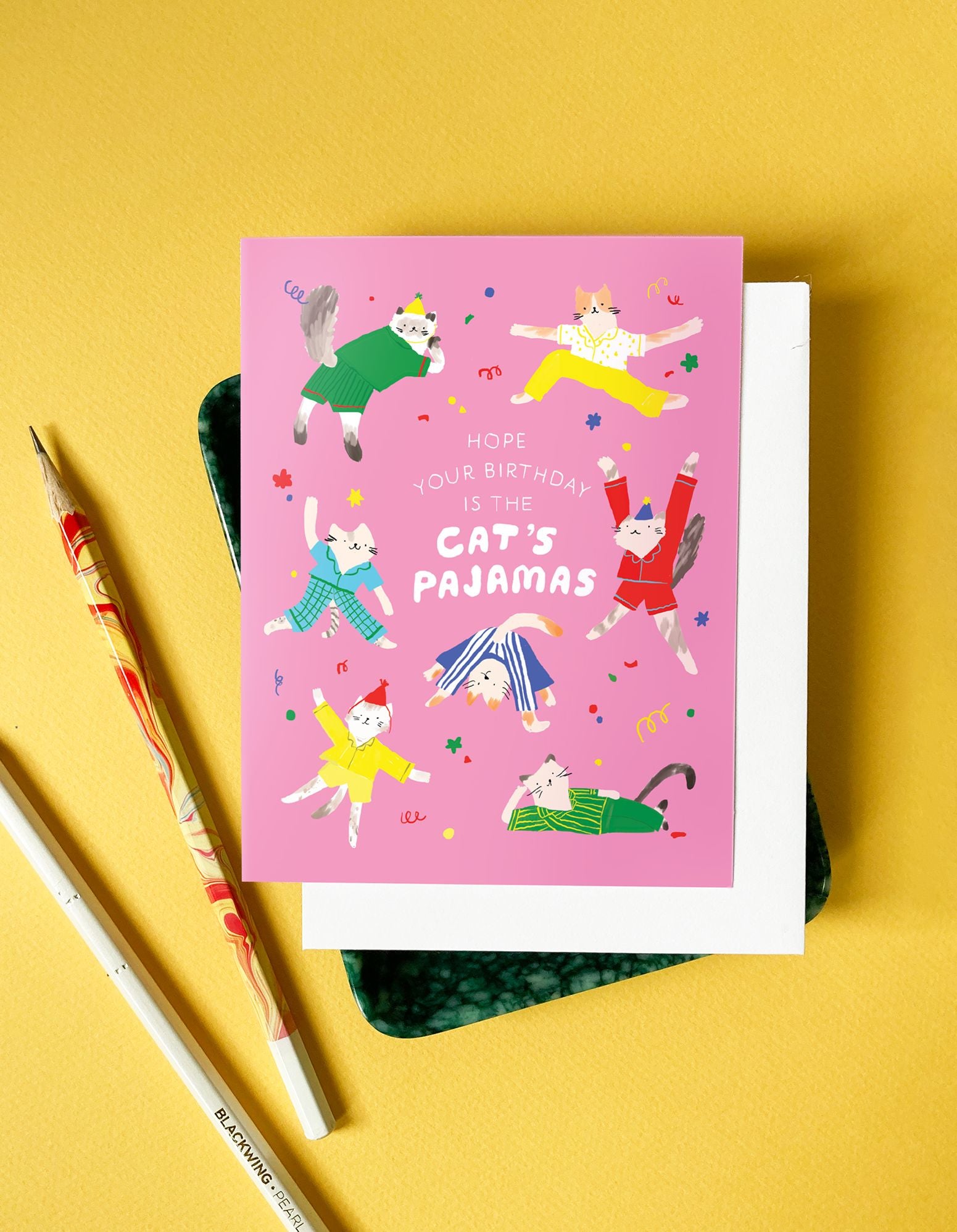 Cat's Pajamas Birthday Card - Image 2