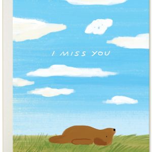 Dog Miss You Card