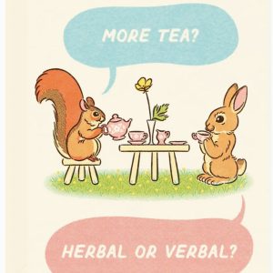 Herbal or Verbal Friendship Card