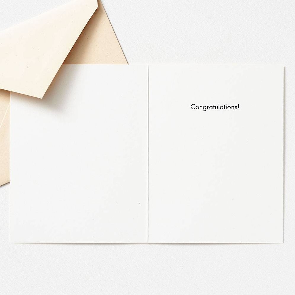 Happy Graduation Stripes Greeting Card - Image 2