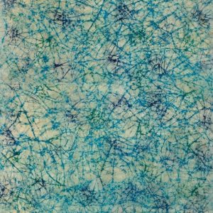 Batik Rustic Green Turquoise Handmade Paper