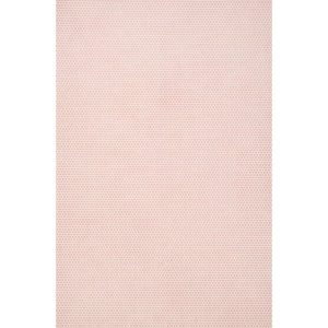 White Octagons On Pale Pink Handmade Paper