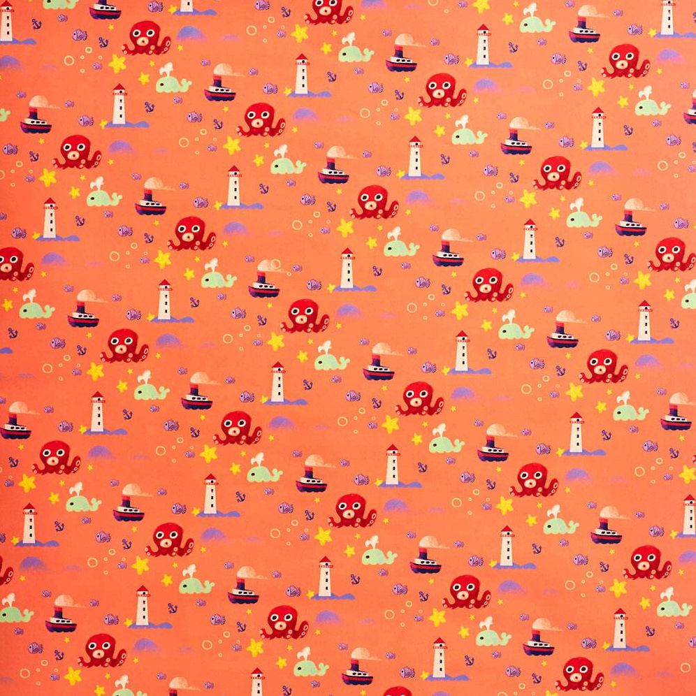Sea Creatures Flat Wrap - Image 2