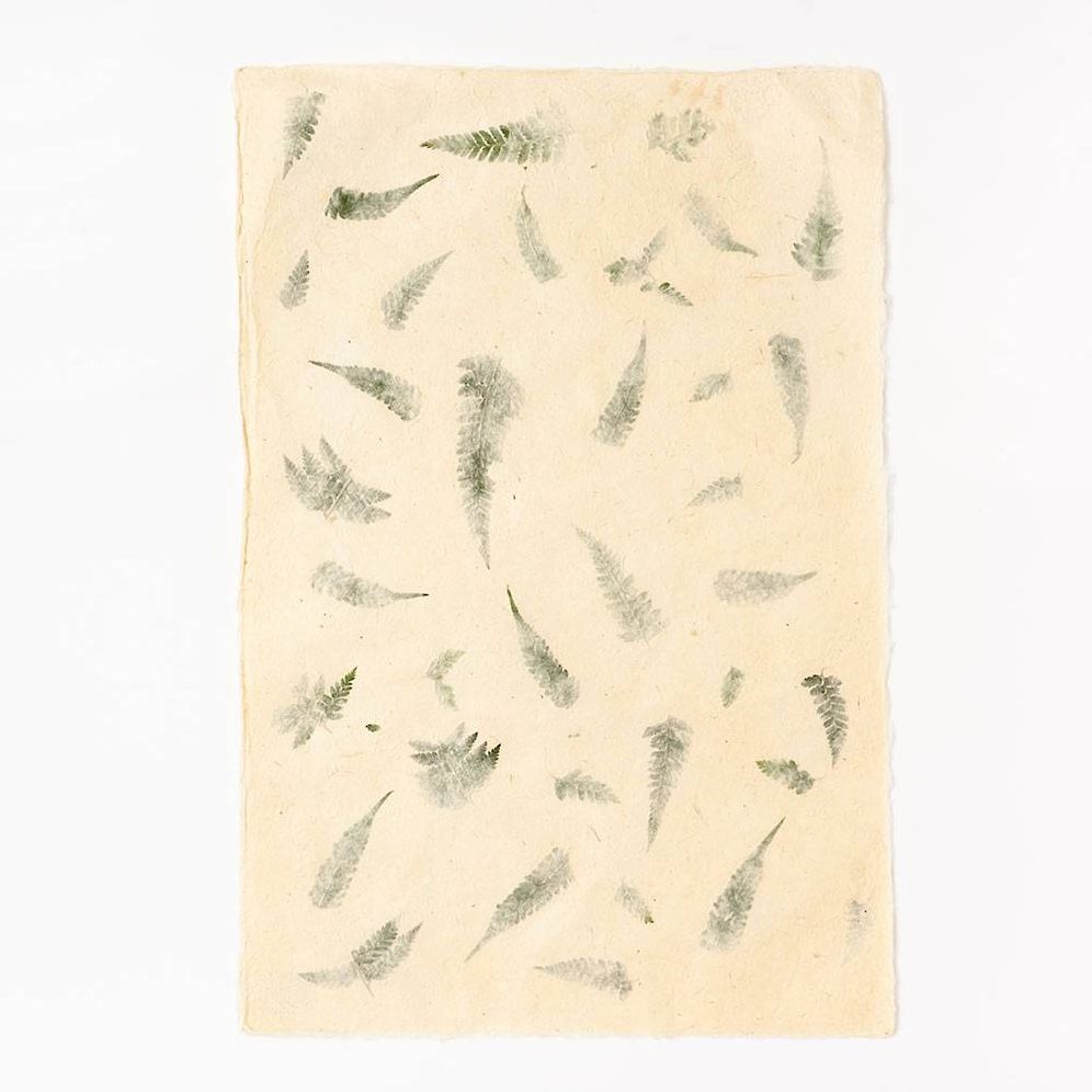 Pressed Greenery Handmade Paper - Image 2