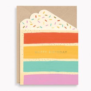 Diecut Cake Birthday Card