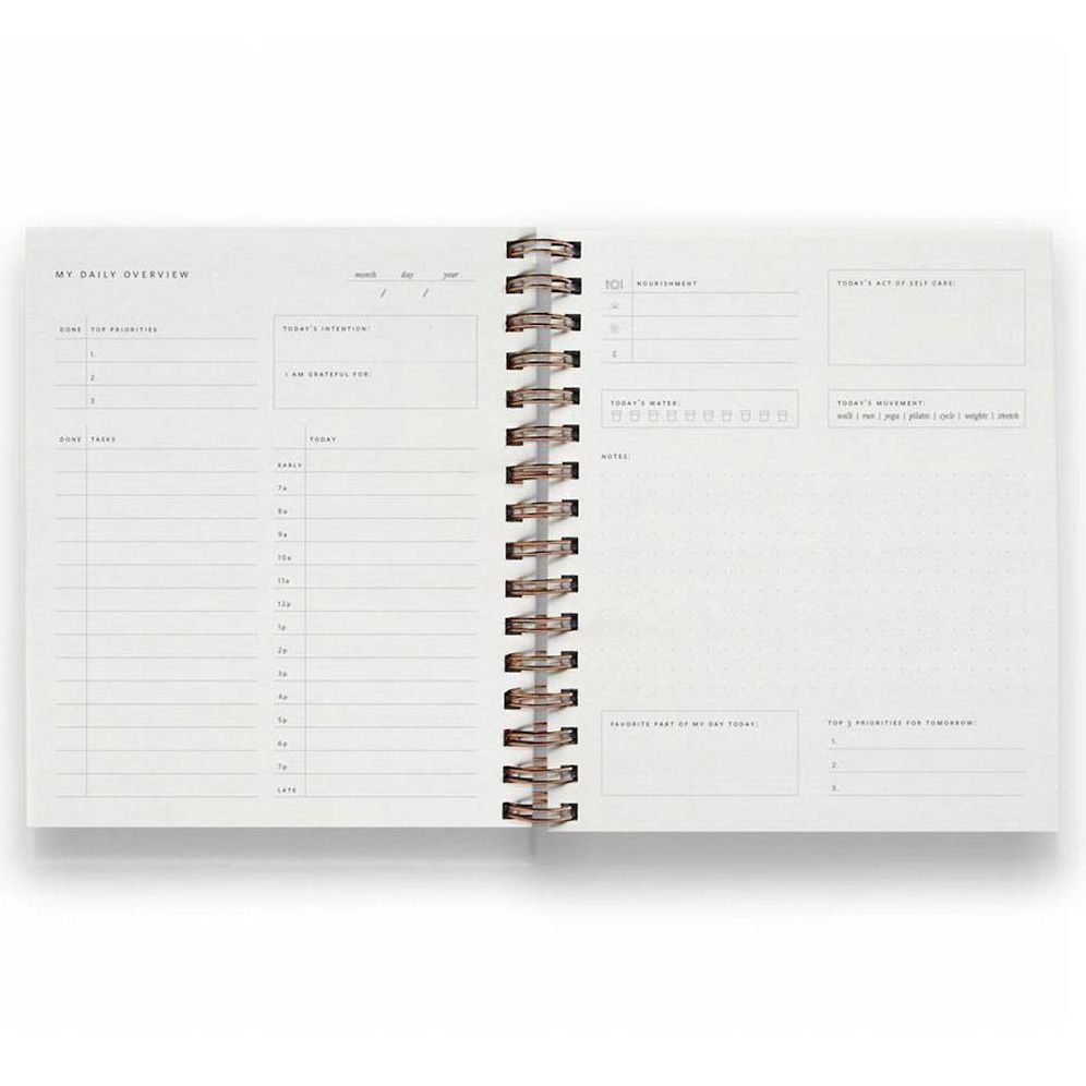 Dusty Rose Daily Overview Planner - Image 2