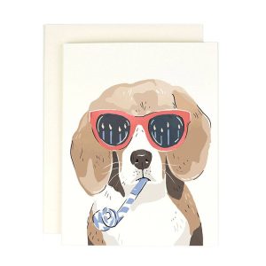 Sunnies Wearing Birthday Dog Birthday Card