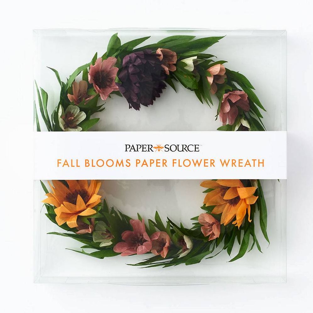 Fall Blooms Paper Wreath - Image 2
