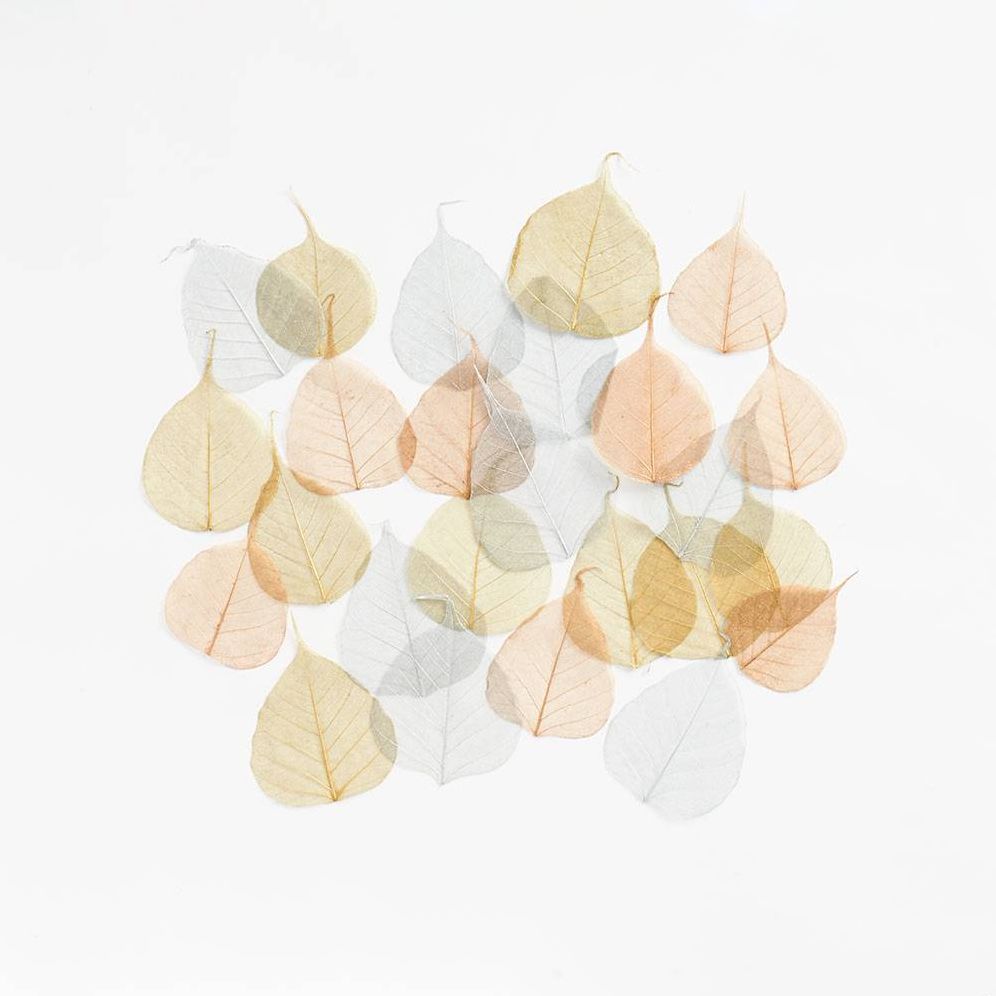 Metallic Natural Leaves