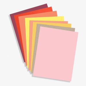 Warm Sunset Multi-Color Card Stock 8.5 x 11