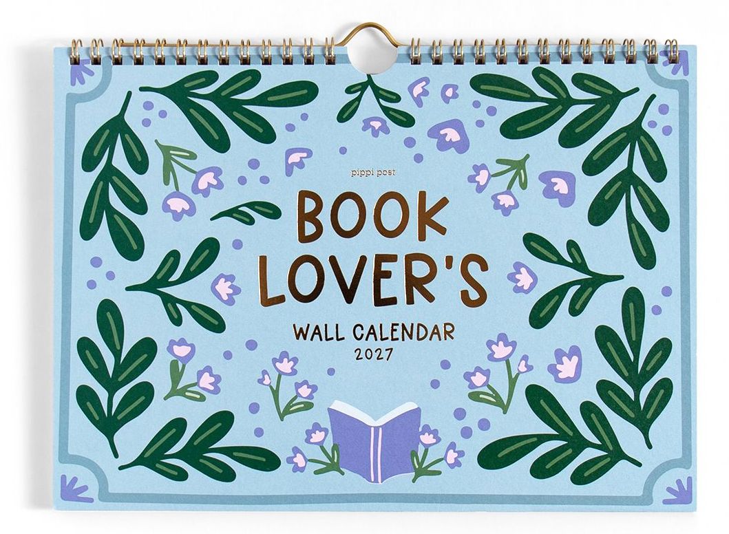 2027 Book Lover's Spiral Wall Calendar
