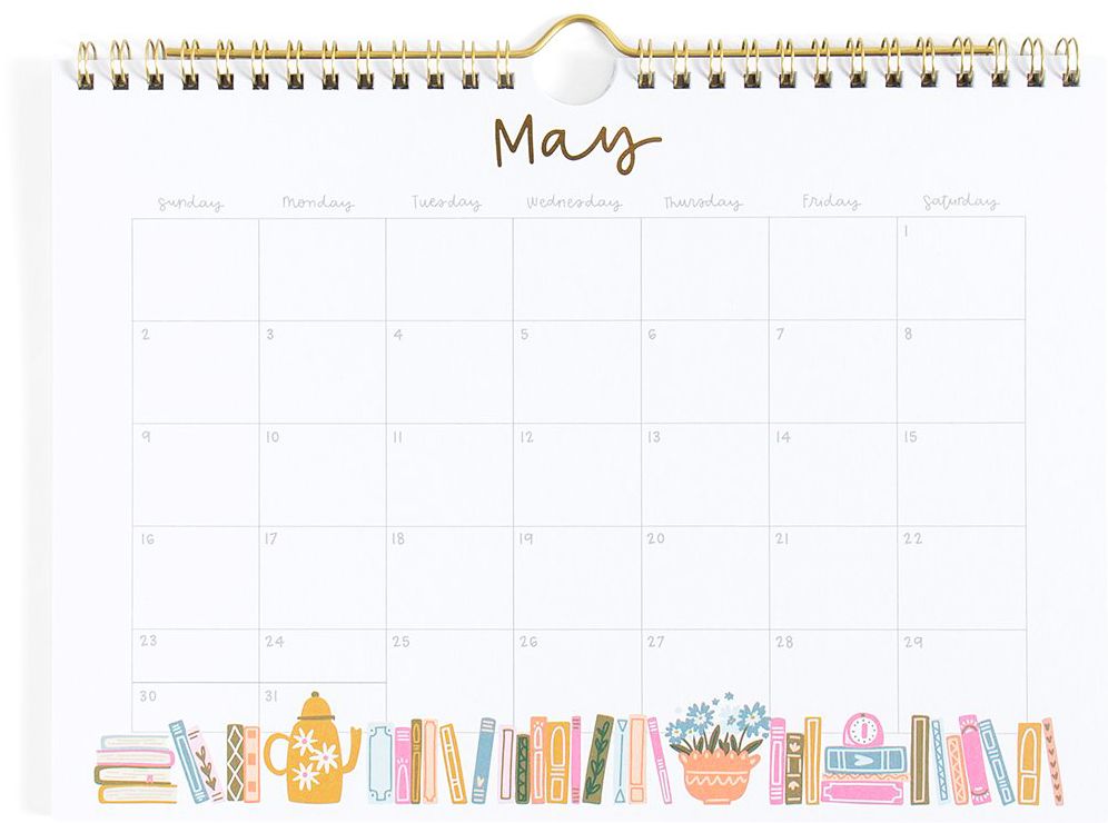 2027 Book Lover's Spiral Wall Calendar - Image 2