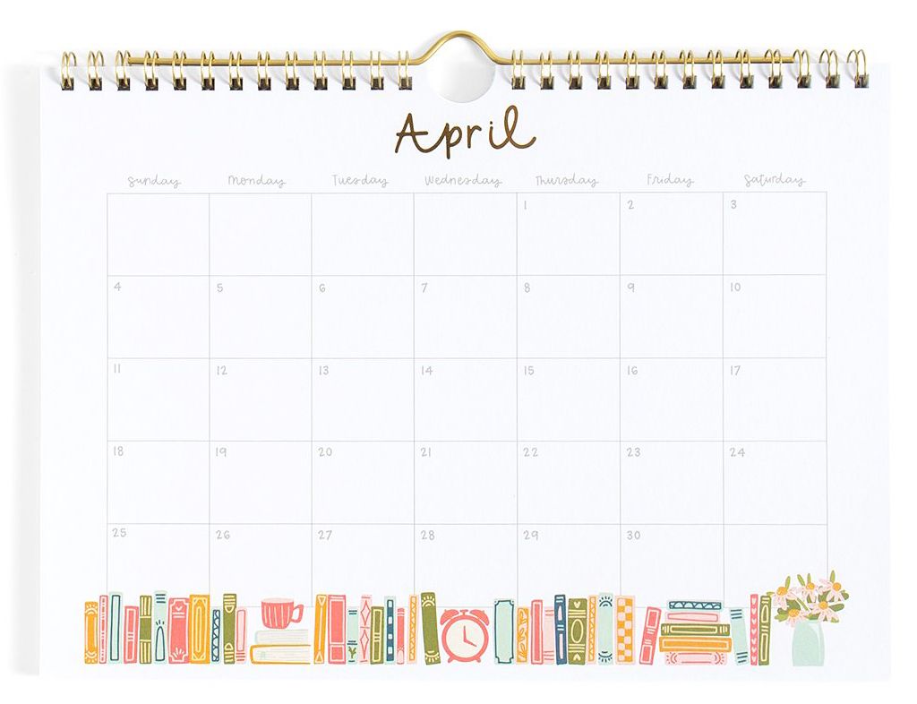 2027 Book Lover's Spiral Wall Calendar - Image 3