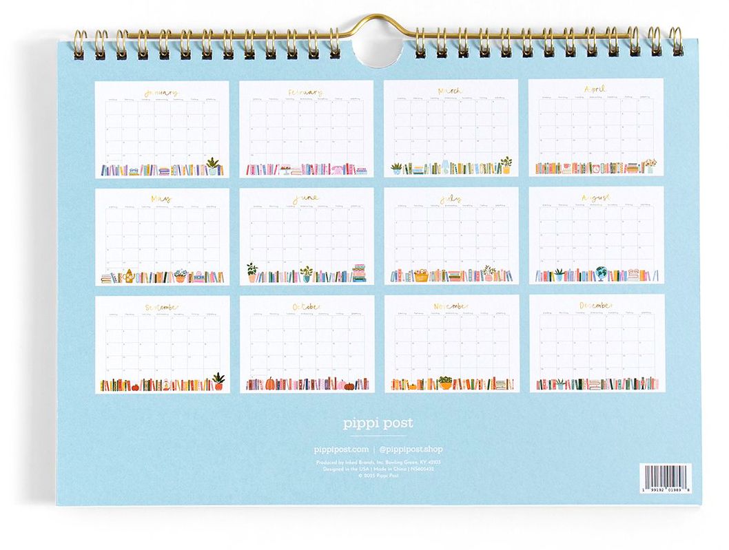2027 Book Lover's Spiral Wall Calendar - Image 7