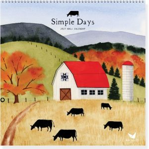 2027 Simple Days Watercolor Landscape Wall Calendar