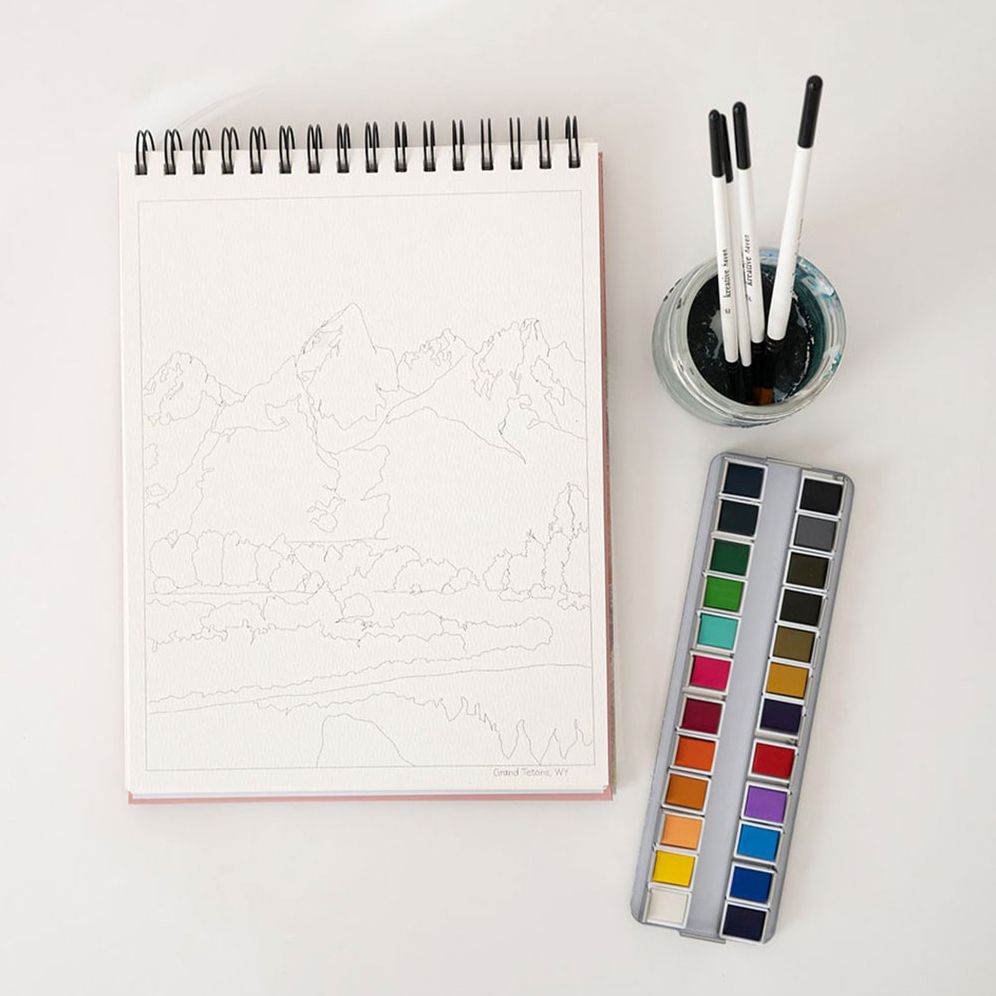 US National Parks Watercolor Book - Image 2