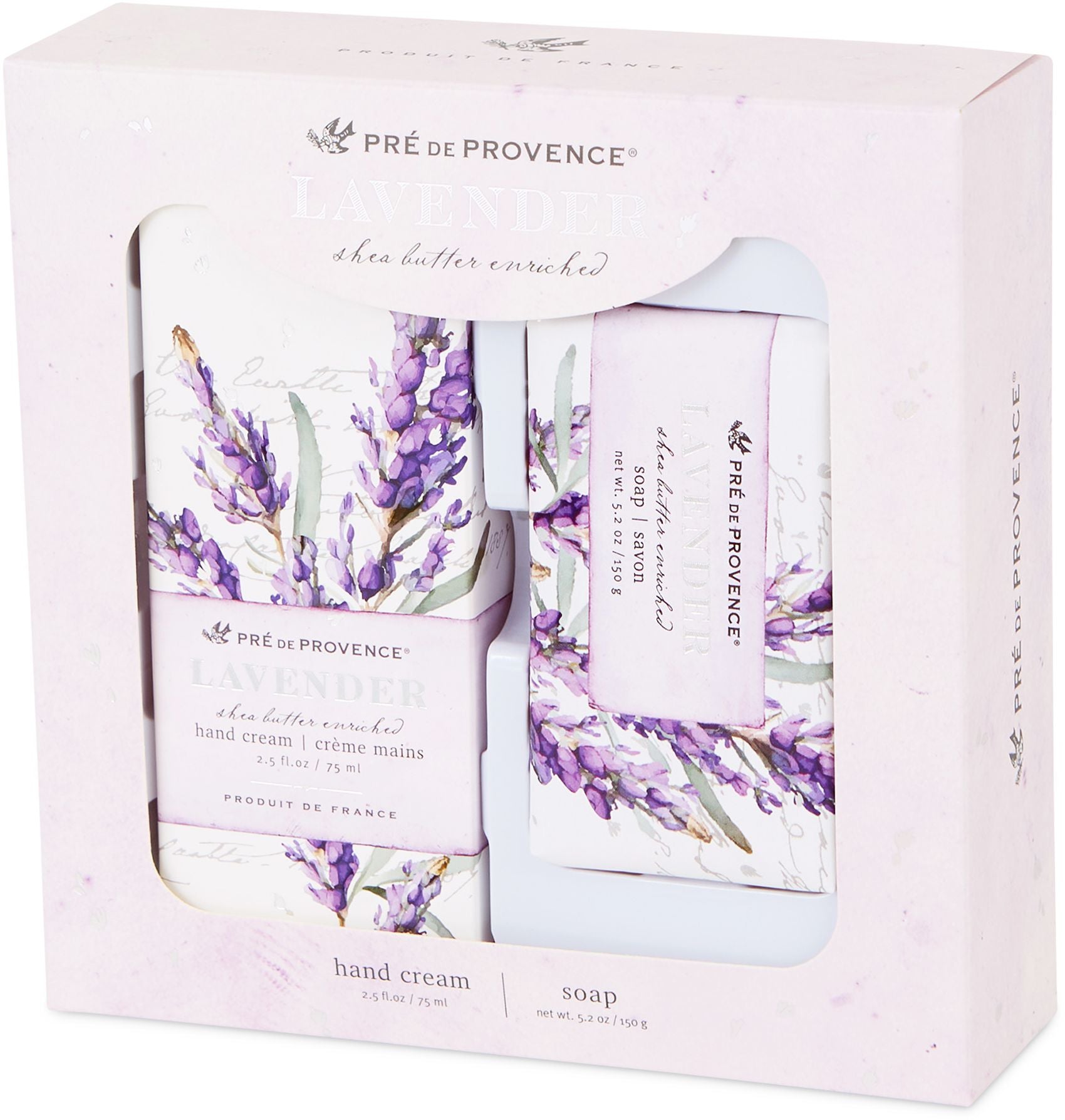 Lavender Hand Cream & Soap Set