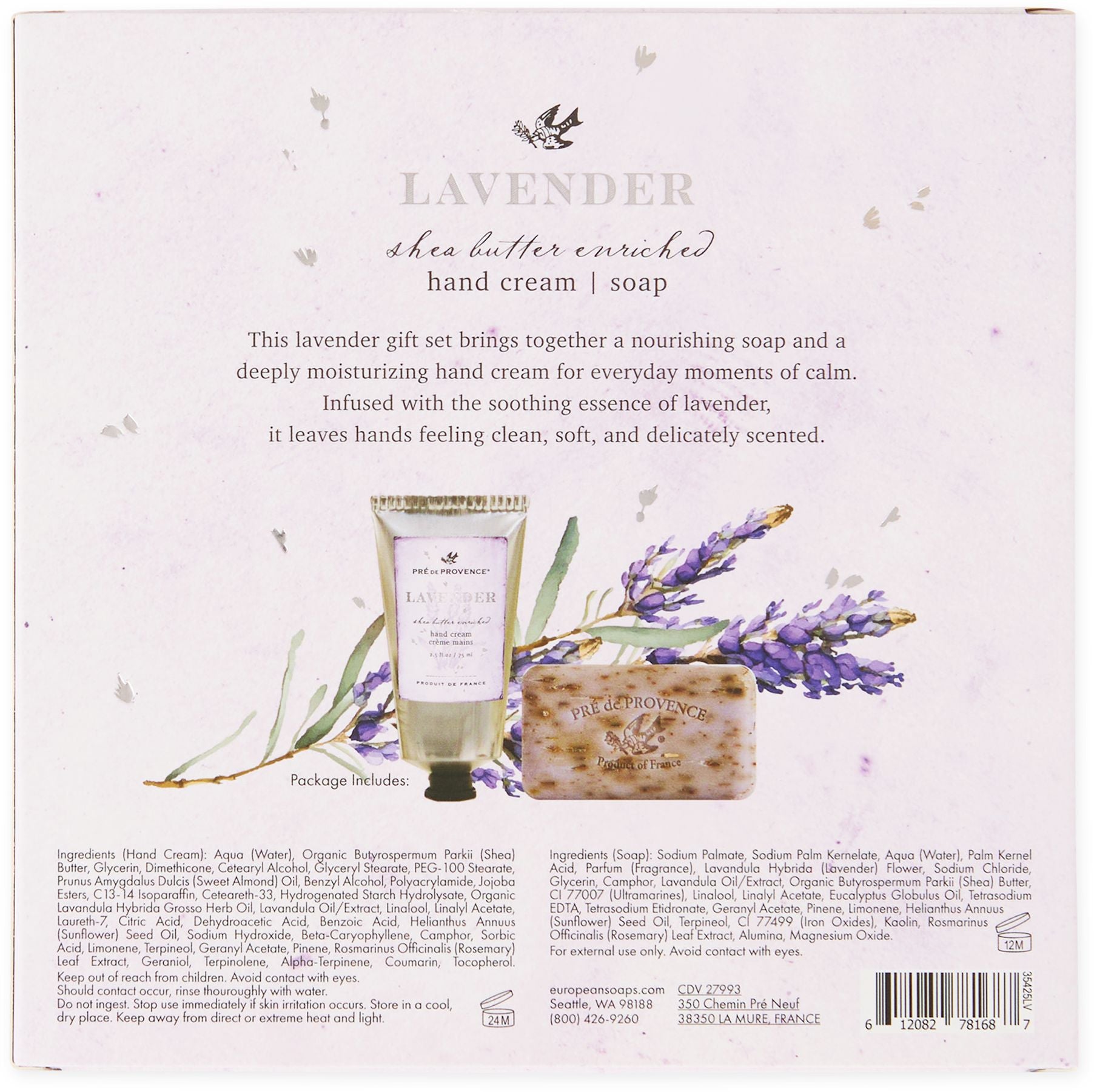 Lavender Hand Cream & Soap Set - Image 4