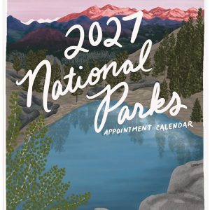 2027 Slightly Stationery National Parks Wall Calendar
