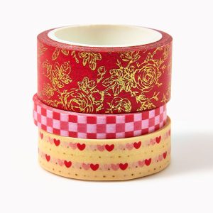 Valentines Washi Set of 3