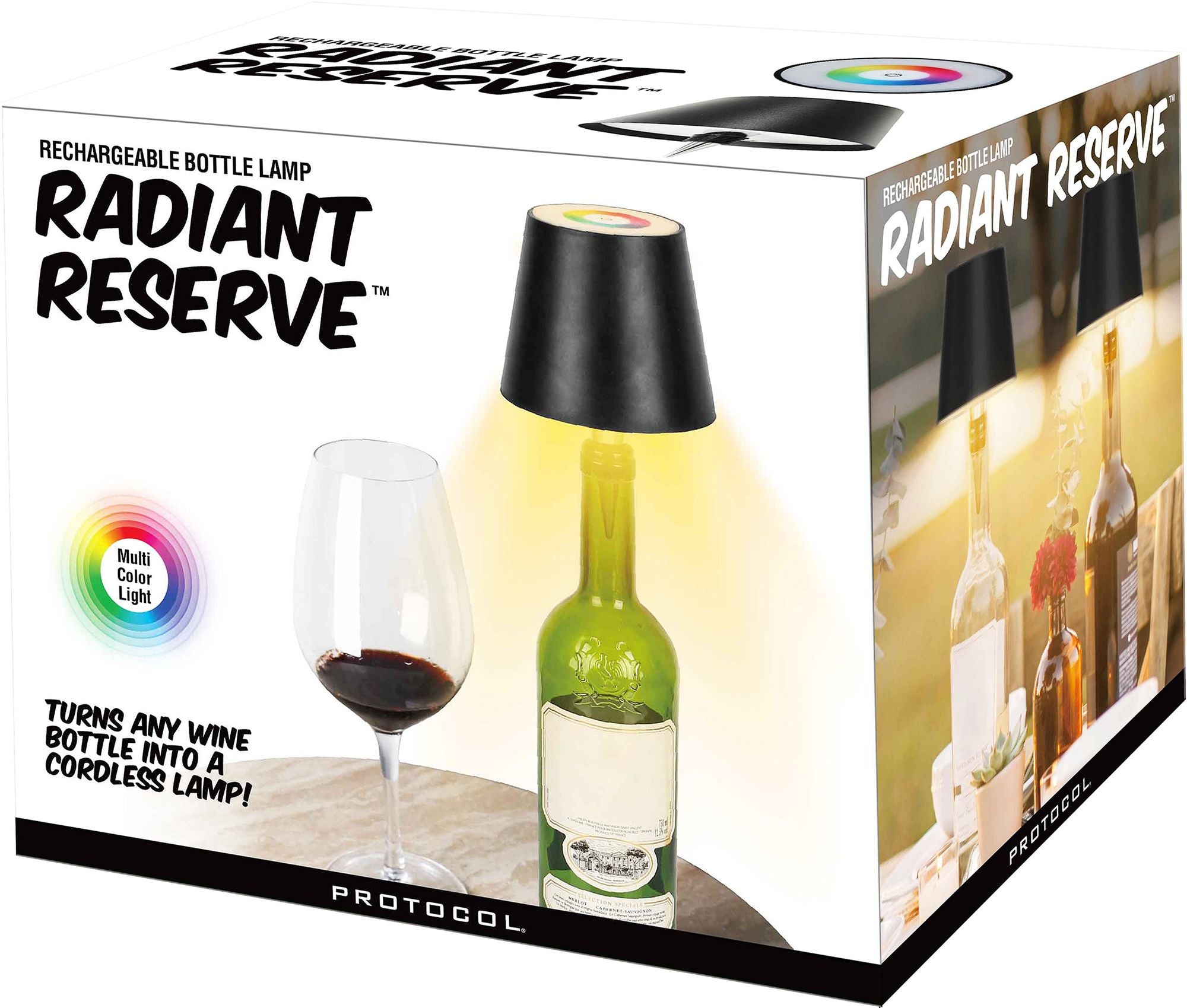 Wine Bottle Lamp with Wine Stopper - Image 4