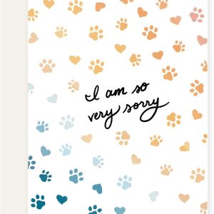 Very Sorry Pet Sympathy Card