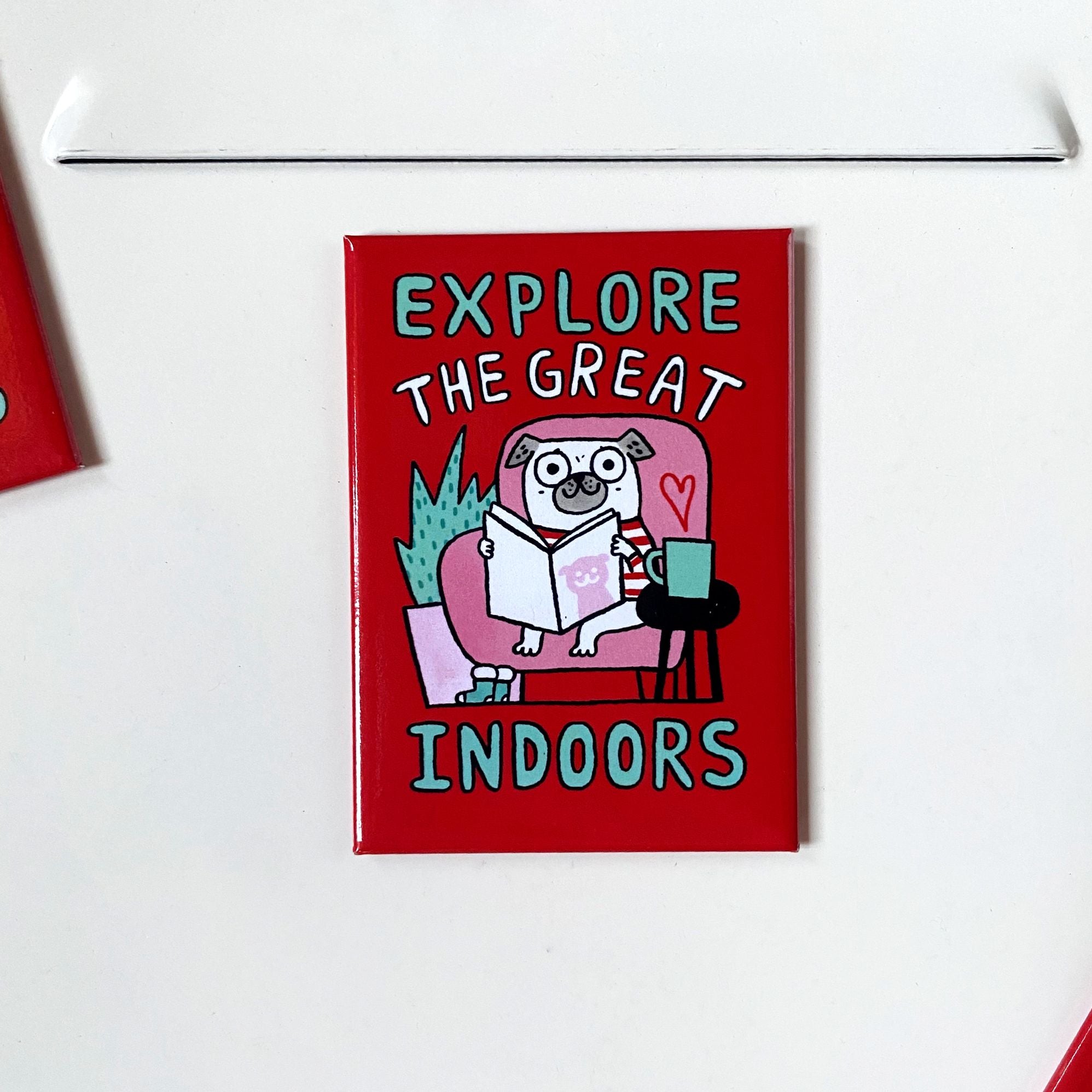 Explore The Great Indoors rectangular Magnet - Image 2