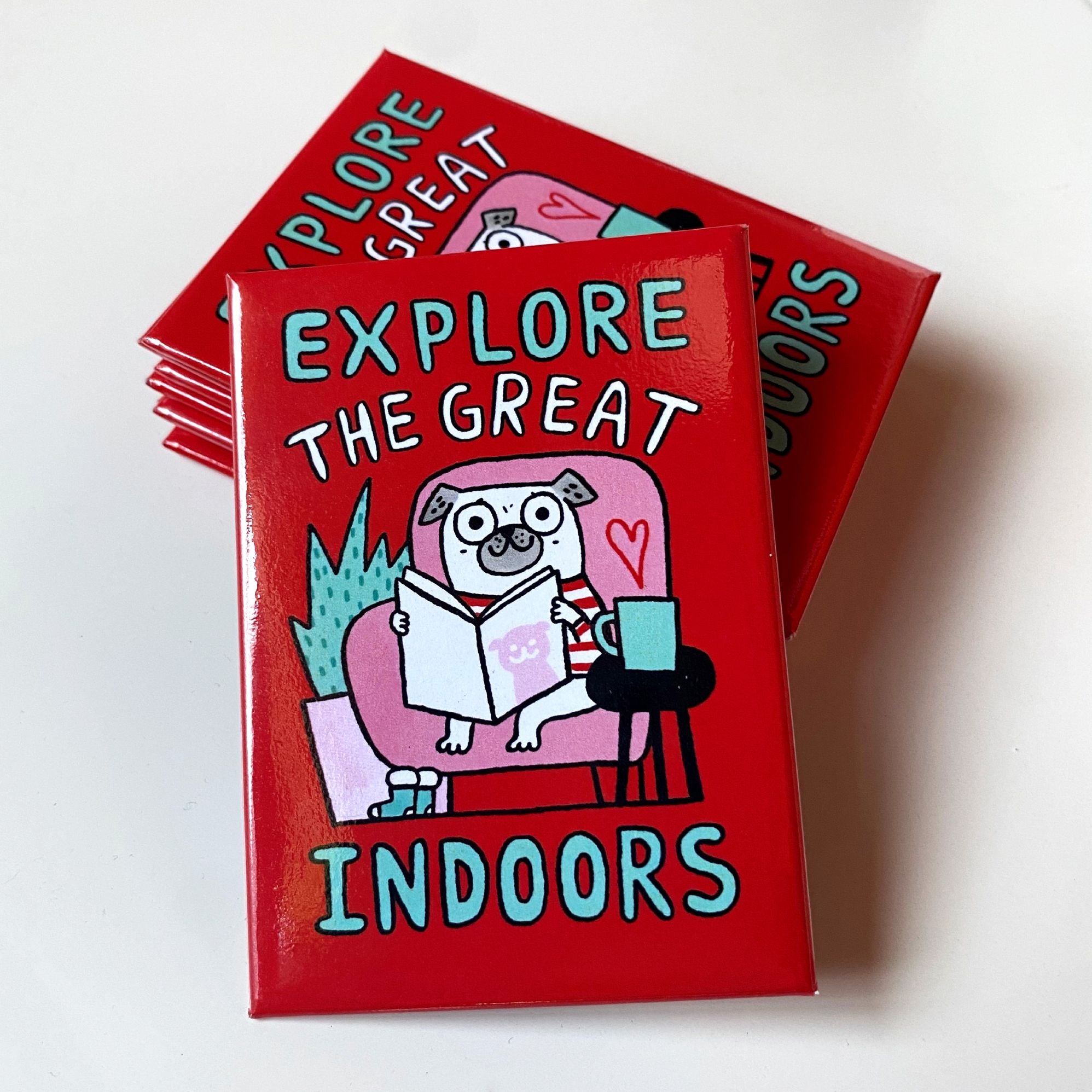 Explore The Great Indoors rectangular Magnet - Image 3