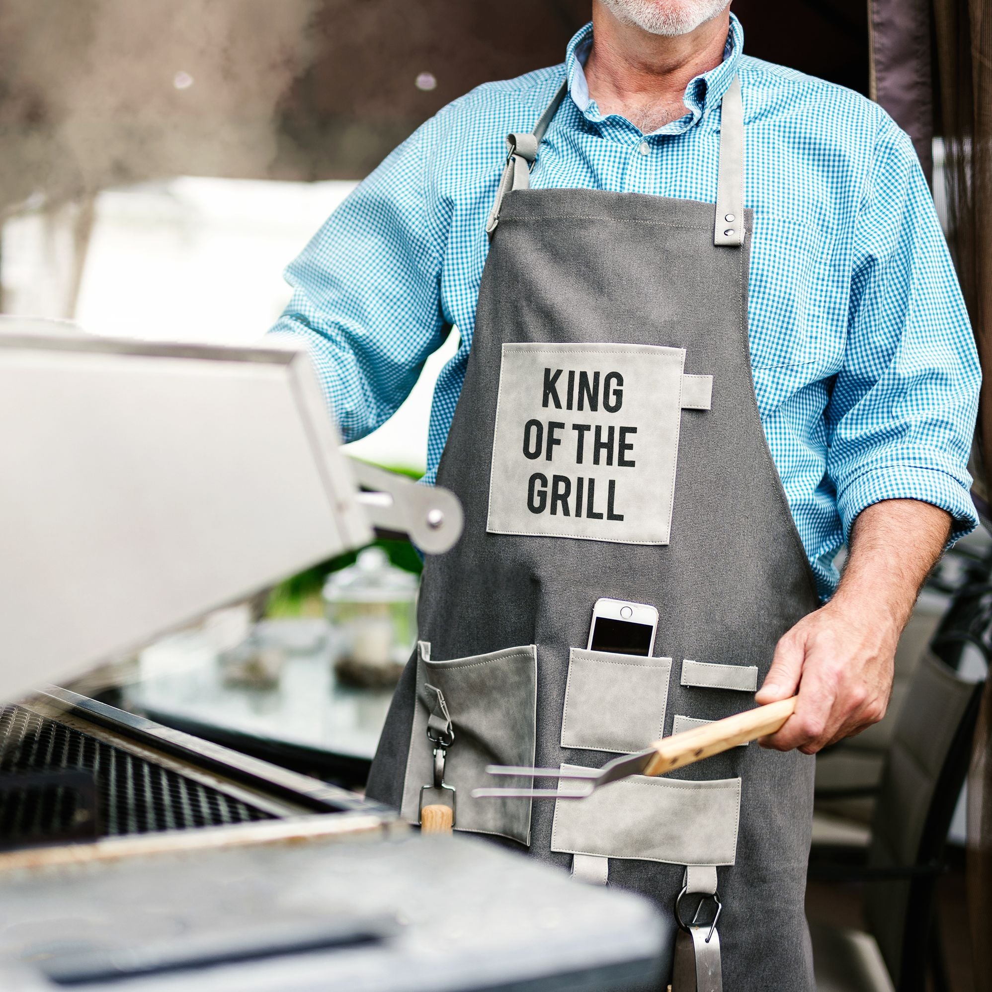 King of The Grill Apron - Image 7