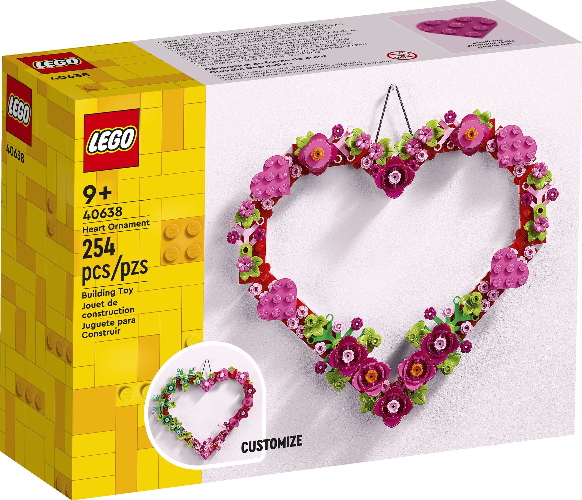 LEGO Heart Ornament 40638 - Image 2