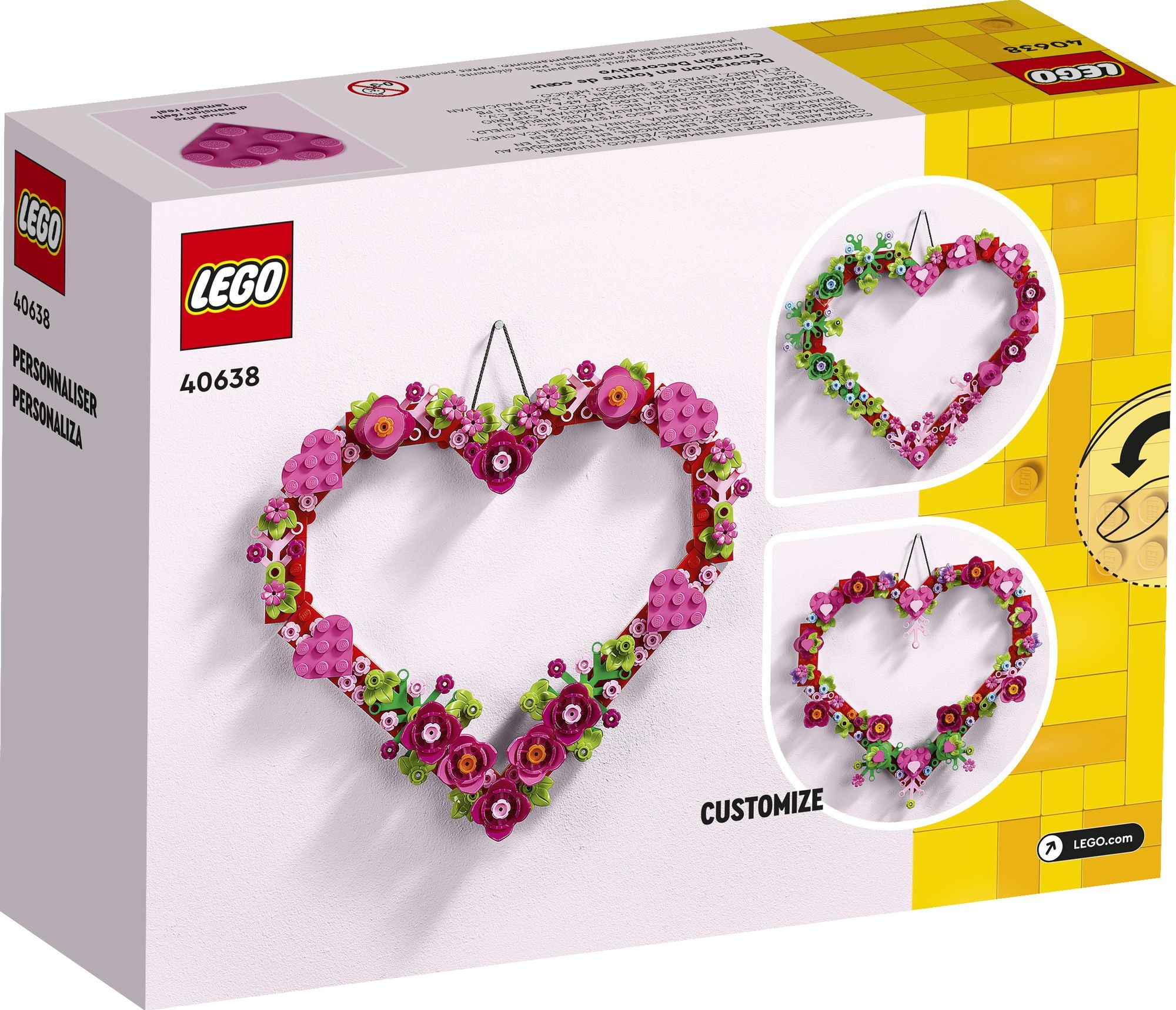 LEGO Heart Ornament 40638 - Image 3