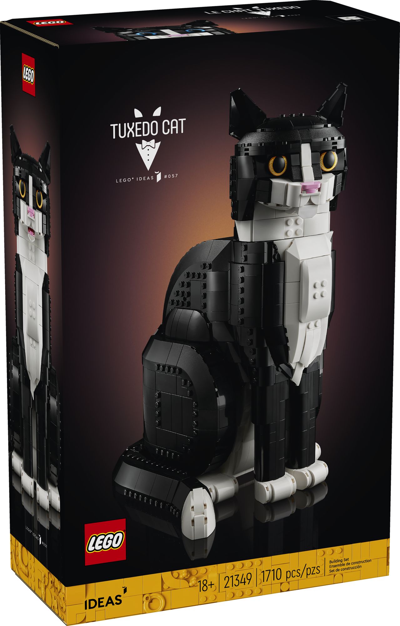 LEGO Ideas Tuxedo Cat 21349 - Image 4