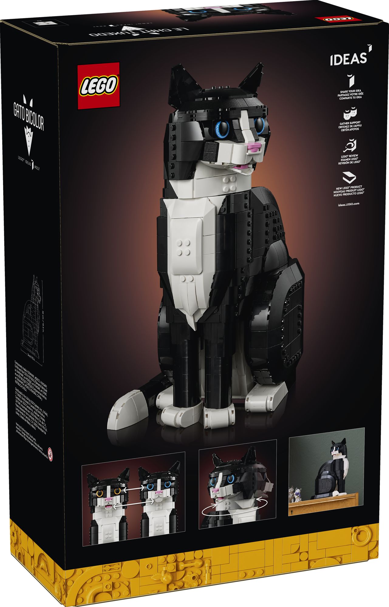 LEGO Ideas Tuxedo Cat 21349 - Image 5