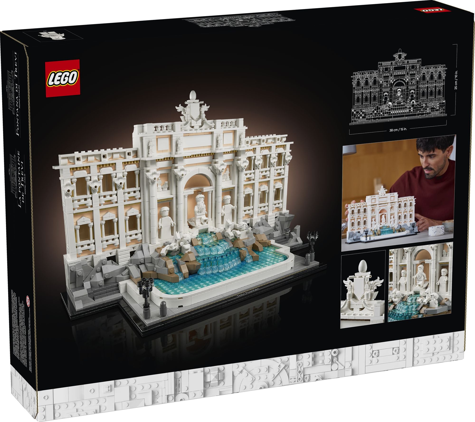 LEGO Architecture 21062 Trevi Fountain - Image 7