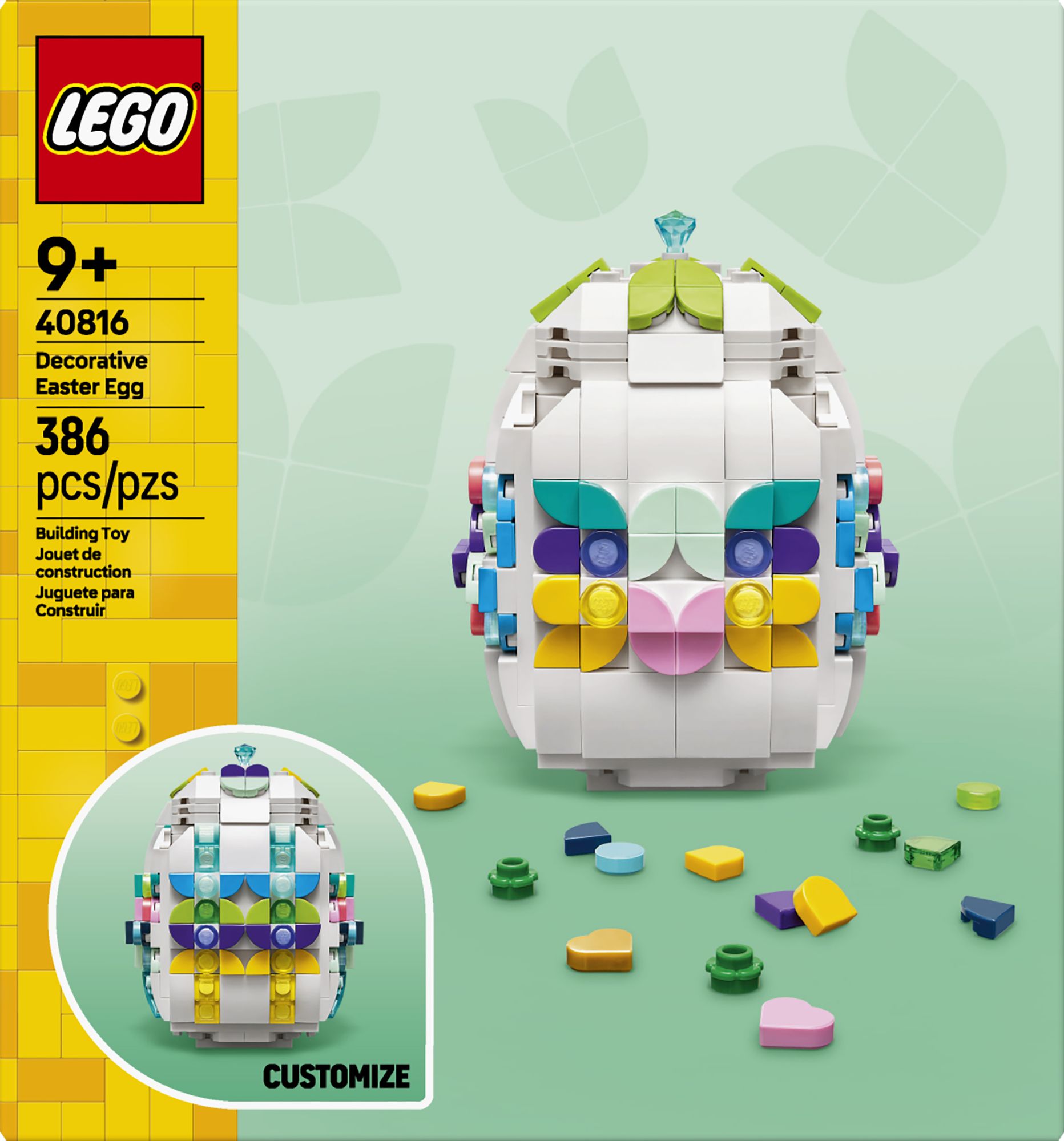 LEGO Iconic Decorative Easter Egg 40816 - Image 4