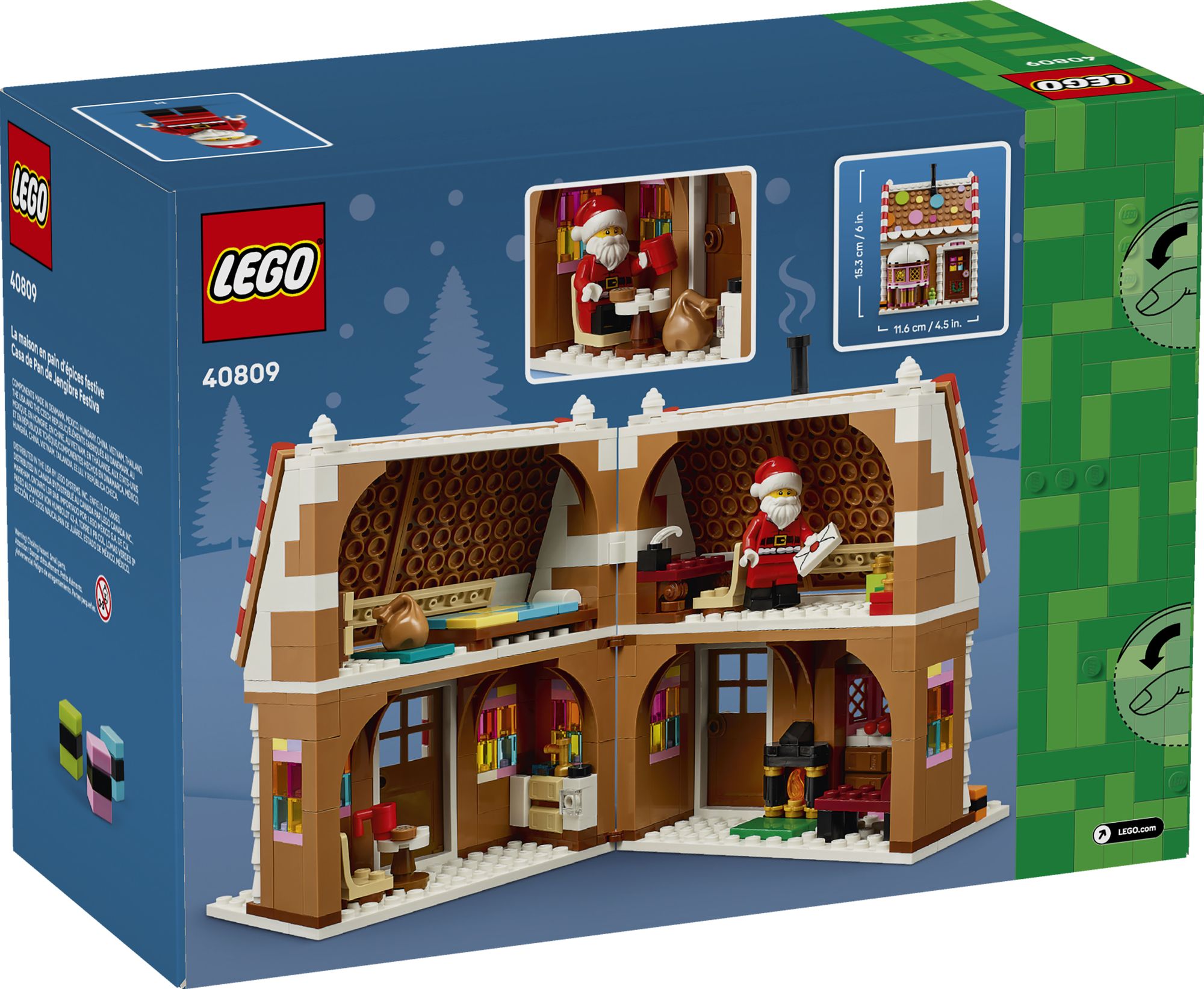 LEGO Festive Gingerbread House 40809 - Image 6