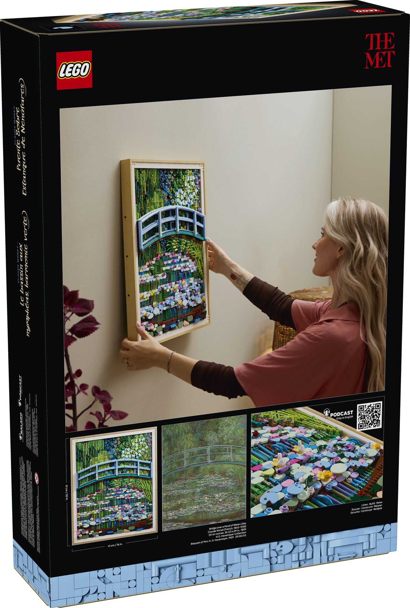 LEGO® ART Claude Monet - Bridge over a Pond of Water Lilies 31220 - Image 3