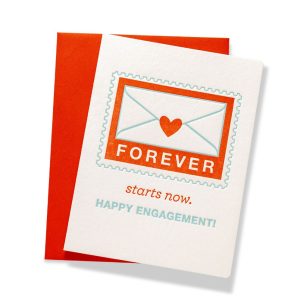 Forever Starts Now Engagement Card