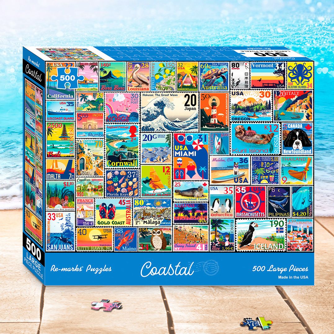 Coastal 500 Large Piece Jigsaw Puzzle - Image 5