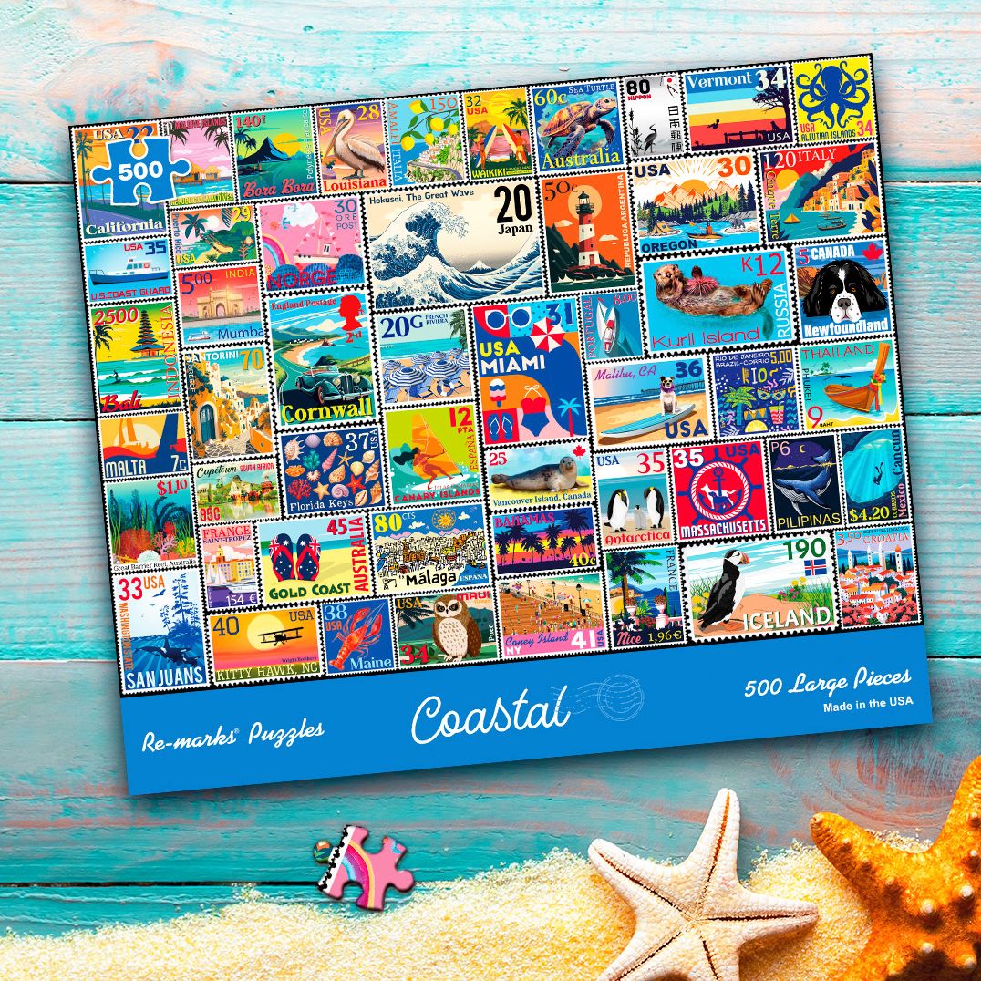 Coastal 500 Large Piece Jigsaw Puzzle - Image 6