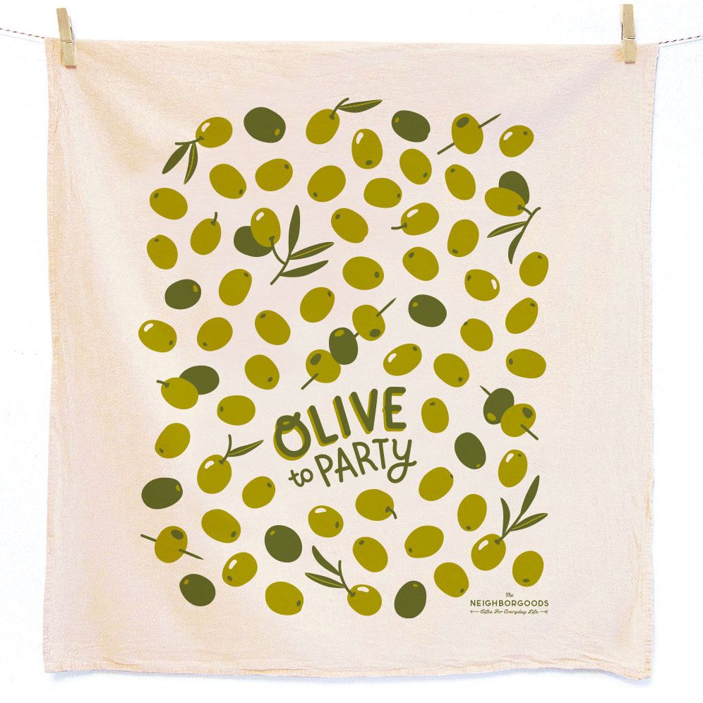 Olives and Lemons Tea Towel Set - Image 3