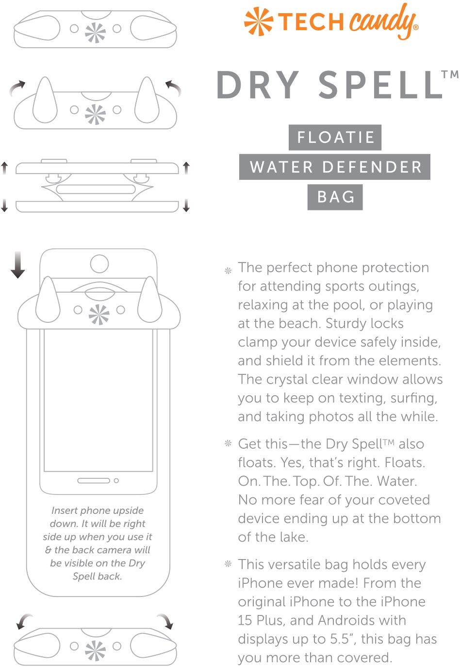 Dry Spell Phone Water Defender: Blue (Assortment) - Image 3