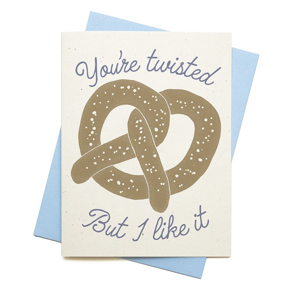 Twisted Pretzel Friendship Card