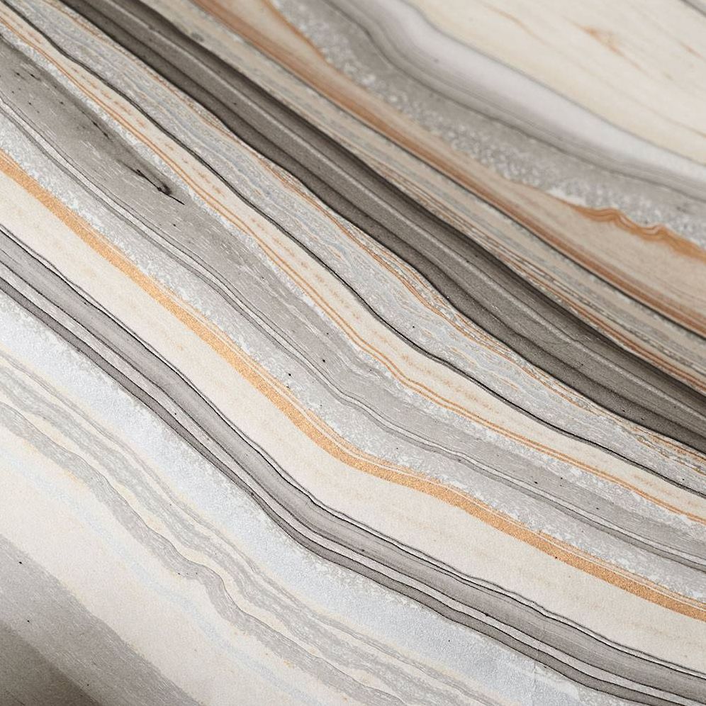 Black. Gold and Silver Elegance Marble Handmade Paper - Image 2