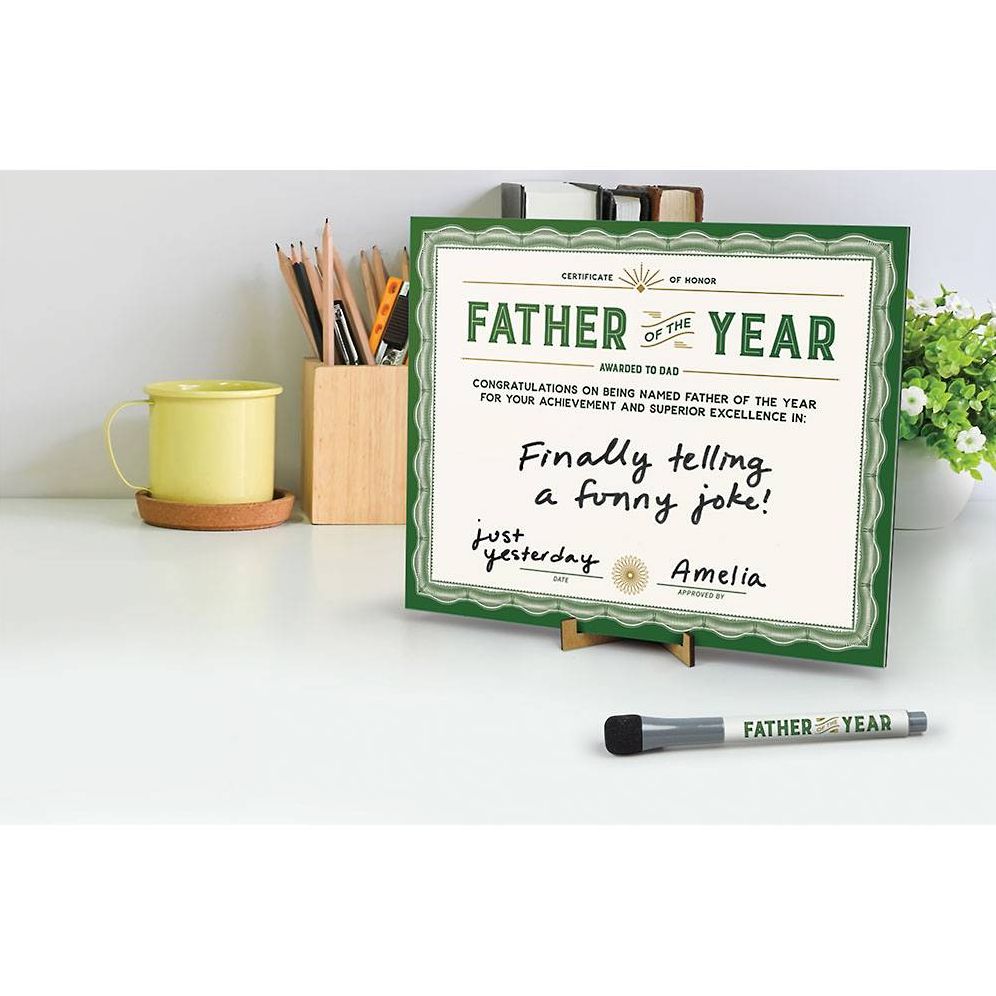 Father Of The Year Dry Erase Board - Image 2