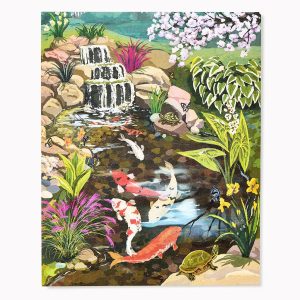 Koi Pond 8x10 Art Print