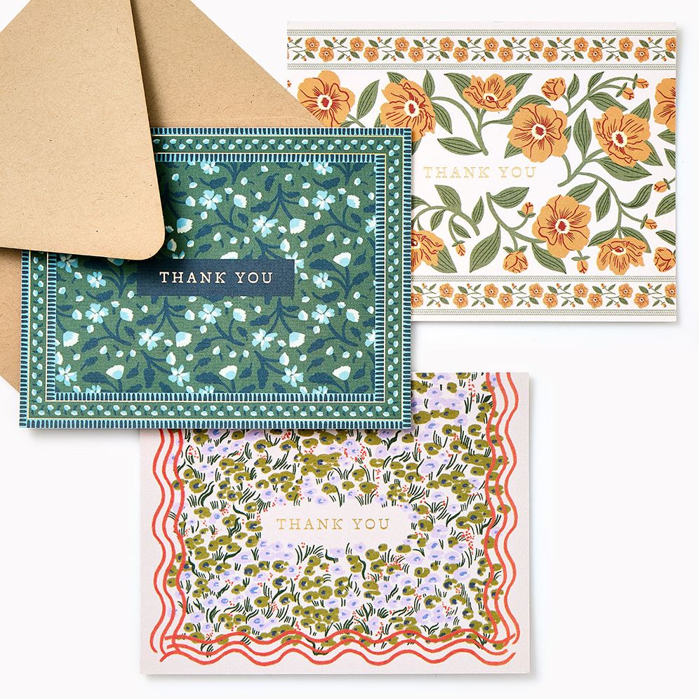 Thank You Floral Tapestries A2 Stationery Set - Image 2