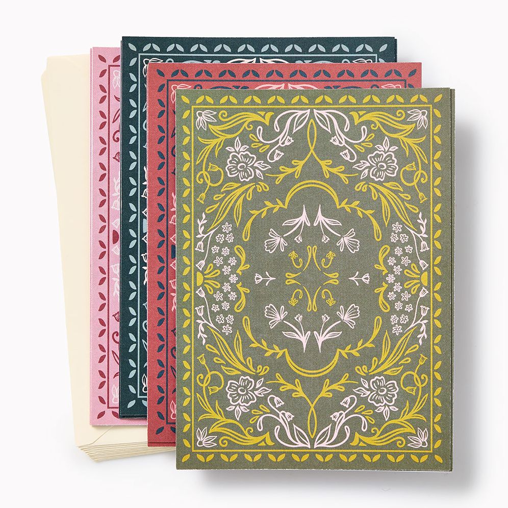 Folk Floral A6 Stationery Set - Image 2