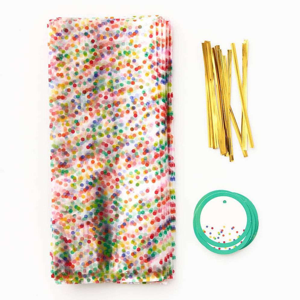 Multicolor Dots Cellophane bags - Image 2